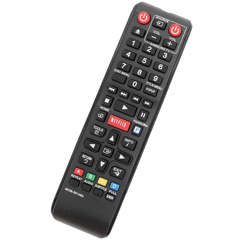 PERFASCIN New AK59-00146A Replace Remote fit for Samsung Blu-Ray DVD Player BDE5300 BD-E5300 BD-E5300/ZA BDE5300ZA BD-E5300ZA BDE5400 BD-E5400 BD-E5400/ZA BD-E5400ZA BDEM53 BD-EM53 BD-EM53/ZA BDEM53C BD-EM53C - Image 2